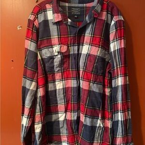 American Eagle Outfitters Multicolor Plaid Shirt Jacket